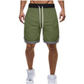 Men's Breathable Mesh Sports Shorts for Basketball and Gym Training