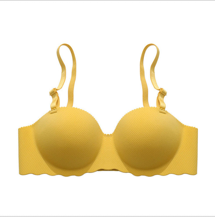 Small breast close-knit bra without underwire