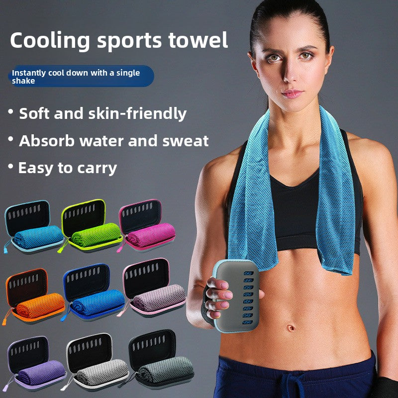 EVA Box Cooling Sports Towel Quick-Dry Sweat Absorbent for Outdoor Gym