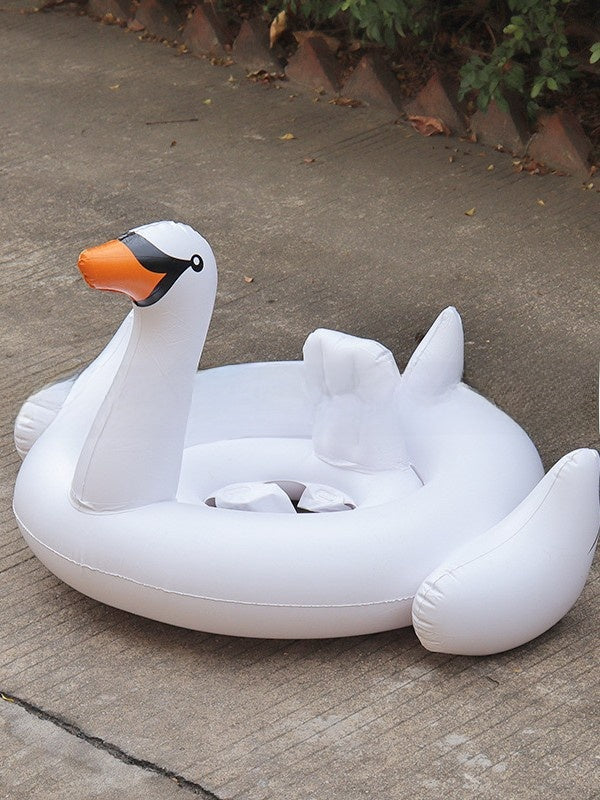 Inflatable water floating pad