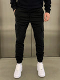 Drawstring Waist Utility Casual Pants