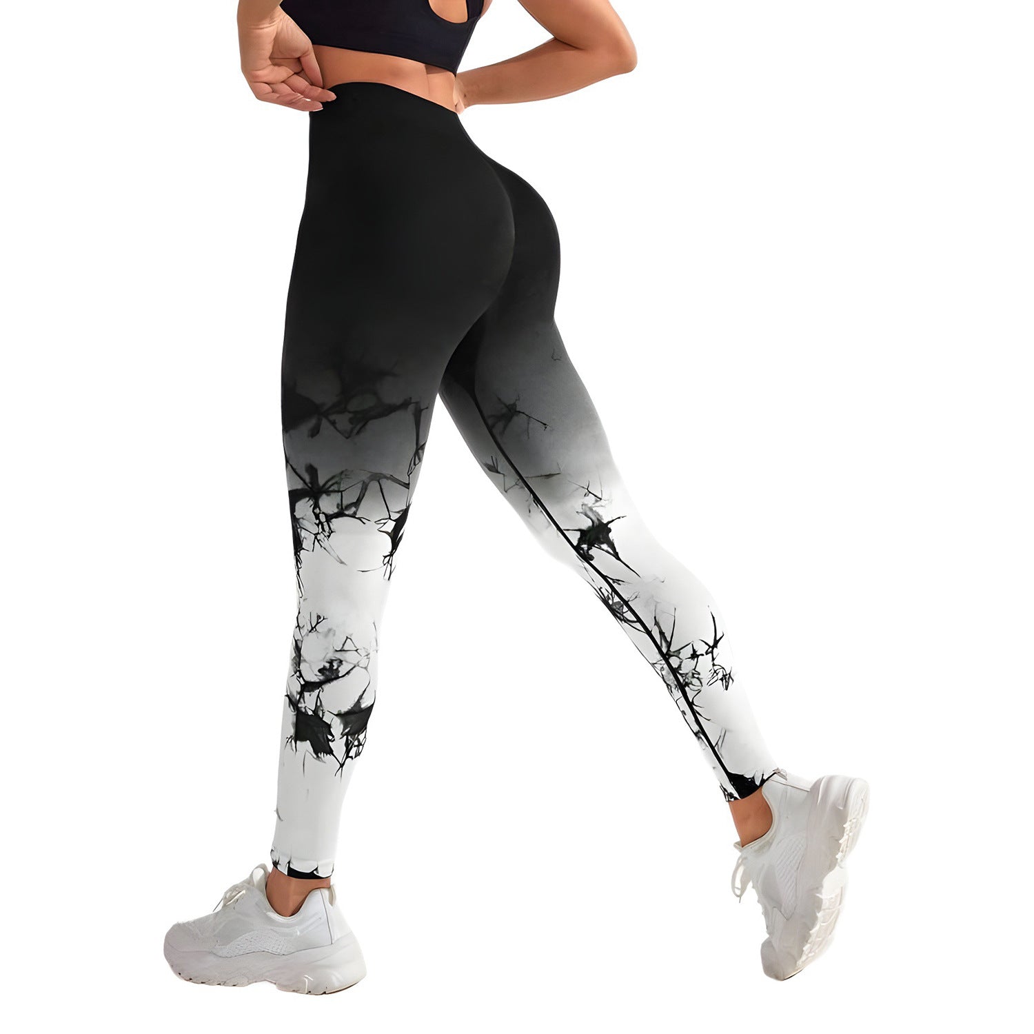 Seamless Tie-Dye Yoga Pants