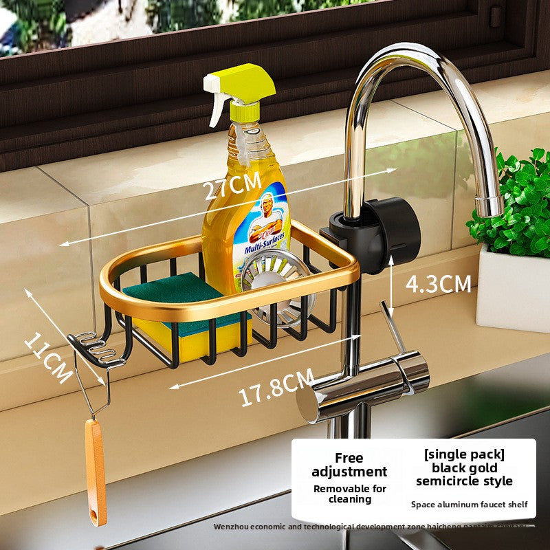 Wall Mount Kitchen Sink Drain Rack