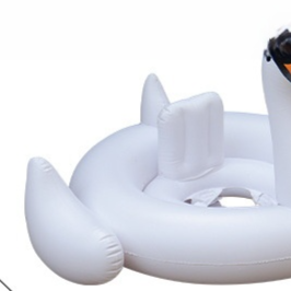 Inflatable water floating pad
