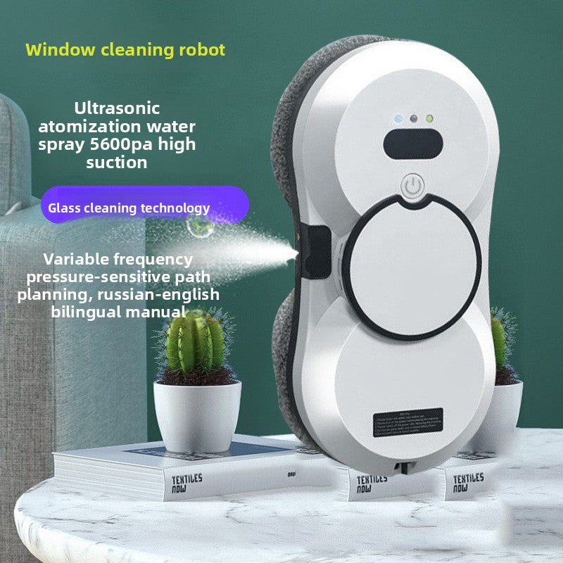 Automatic Window Cleaning Robot with Spray Function