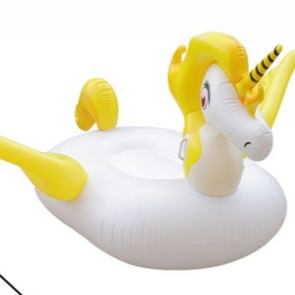Inflatable water floating pad