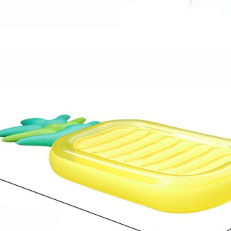 Inflatable water floating pad