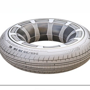 Inflatable water floating pad