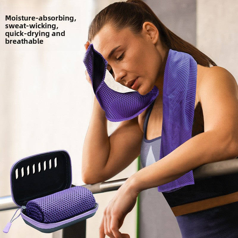 EVA Box Cooling Sports Towel Quick-Dry Sweat Absorbent for Outdoor Gym