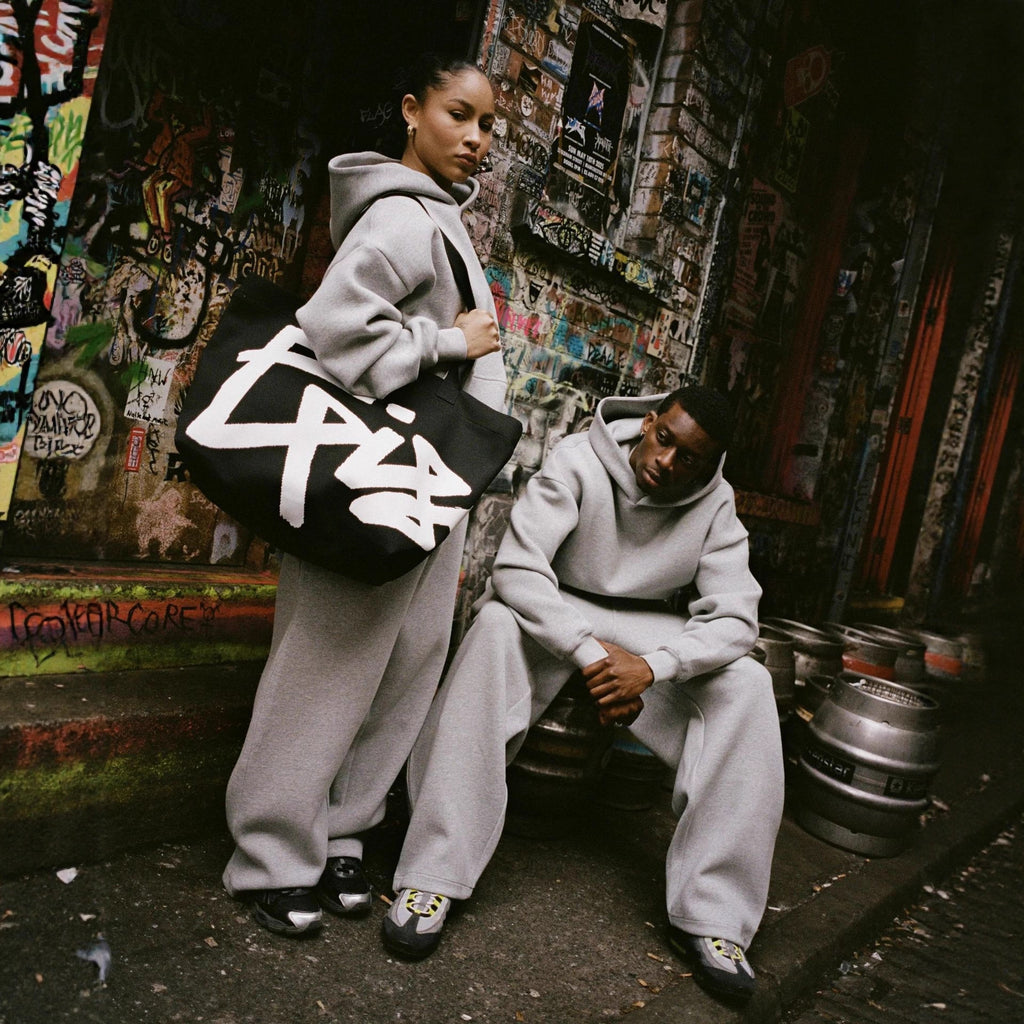 Printed Hooded Sweatshirt and Pants