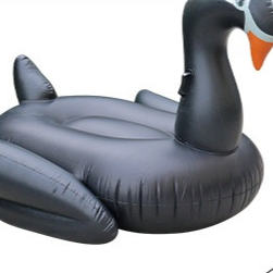 Inflatable water floating pad