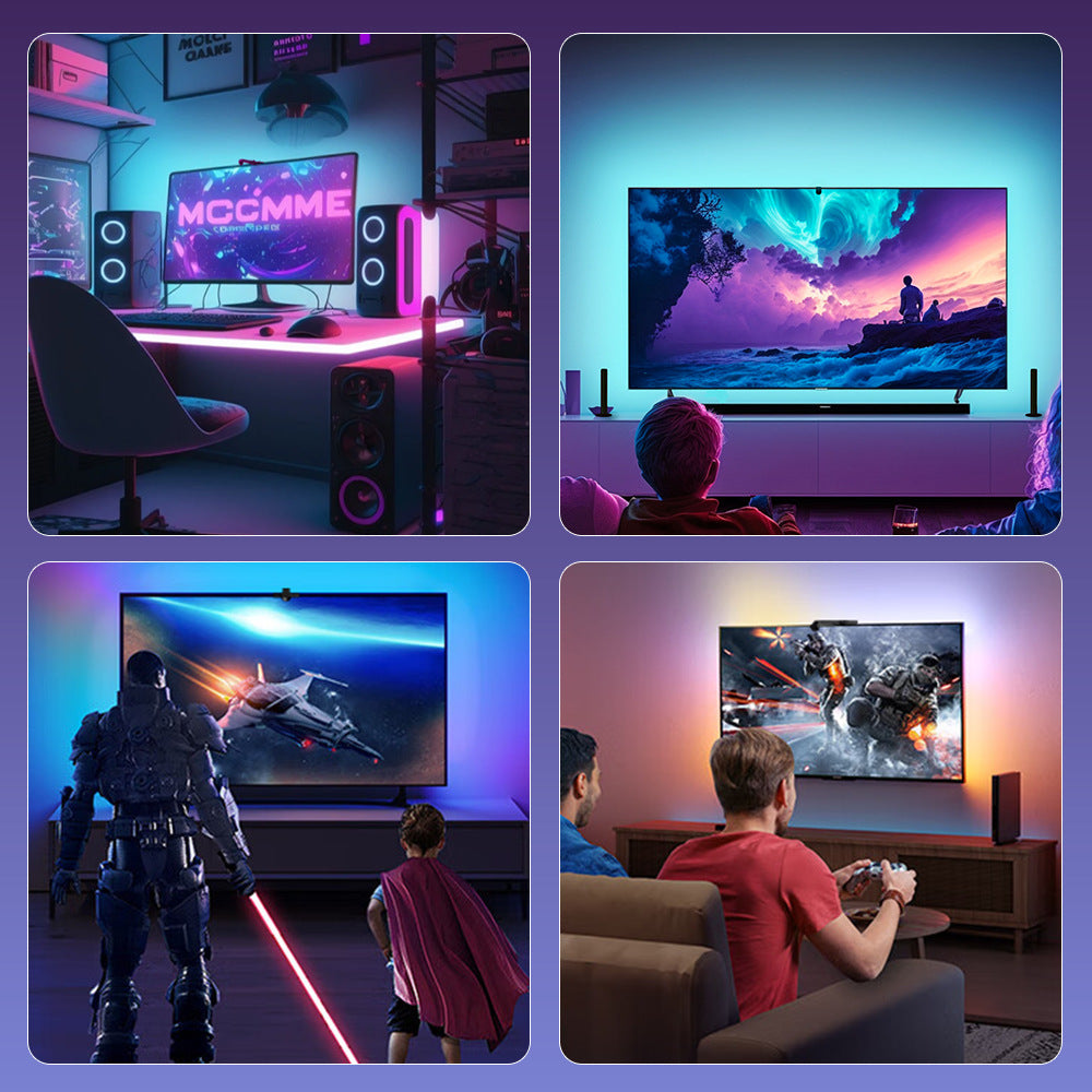 Bluetooth TV Sync RGB LED Ambient Light Strip