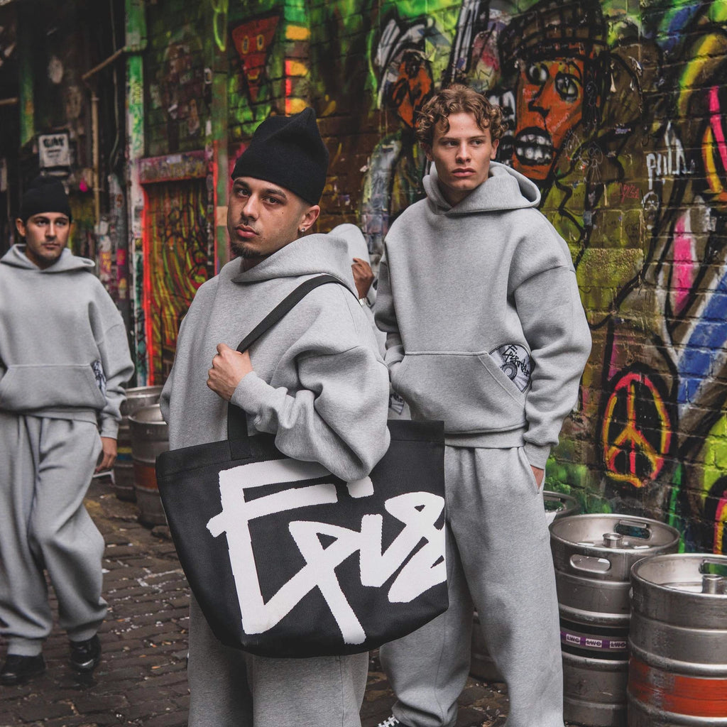 Printed Hooded Sweatshirt and Pants