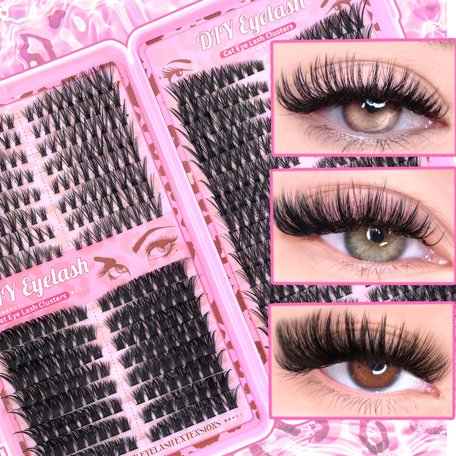 Segmented False Eyelashes Book Set