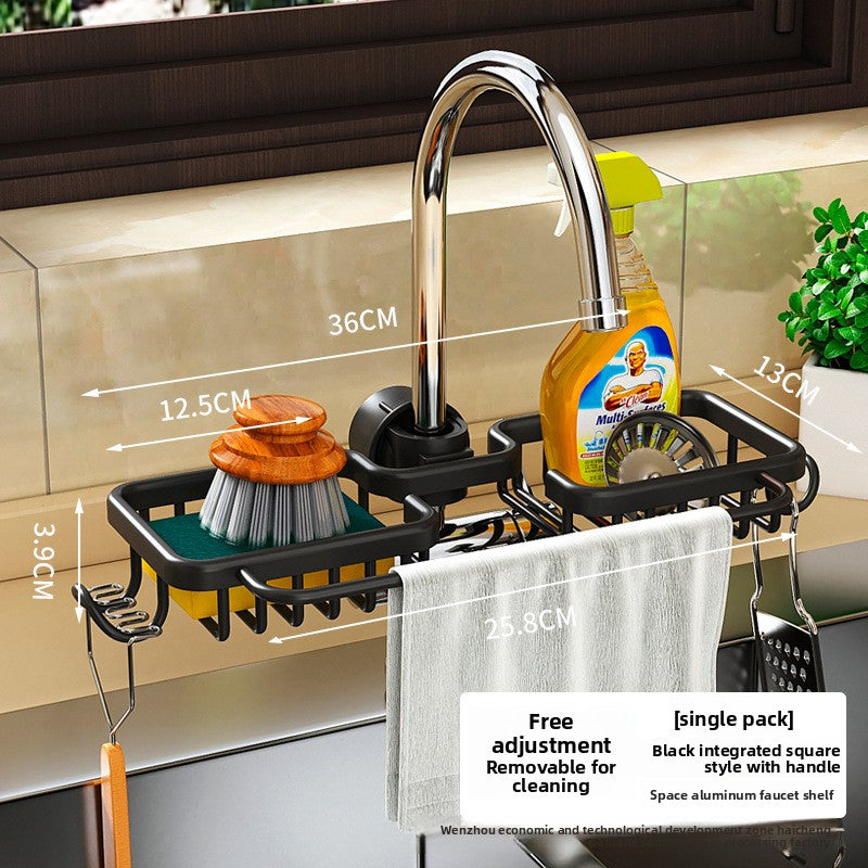 Wall Mount Kitchen Sink Drain Rack